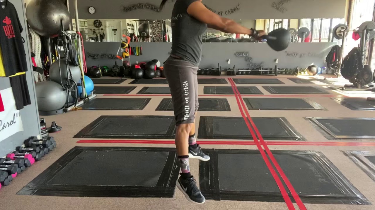 Kettle Workout W/Explosive Moves - YouTube