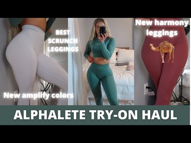 ALPHALETE TRY ON HAUL, new amplify leggings & more!
