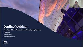 Outline Webinar: The Role of Grid Connections in Planning Applications