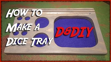 How to make a DIY wooden dice tray