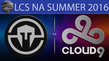 [LoL LCS] IMT vs C9 Game 2 | LCS NA Summer 2016 (20.08.2016) - Immortals vs Cloud9