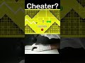 Cheater vs 10k Sigma Boy  #Speedroute #shorts  #trending  #viral  #geometrydash