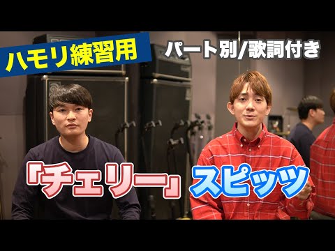 【ハモリ練習用】「チェリー/スピッツ」パート別、歌詞付き　カラオケで使える！はず！