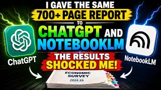 Can ChatGPT beat NotebookLM I Tested Both on a 700+ Page Report & the results shocked me 🧐