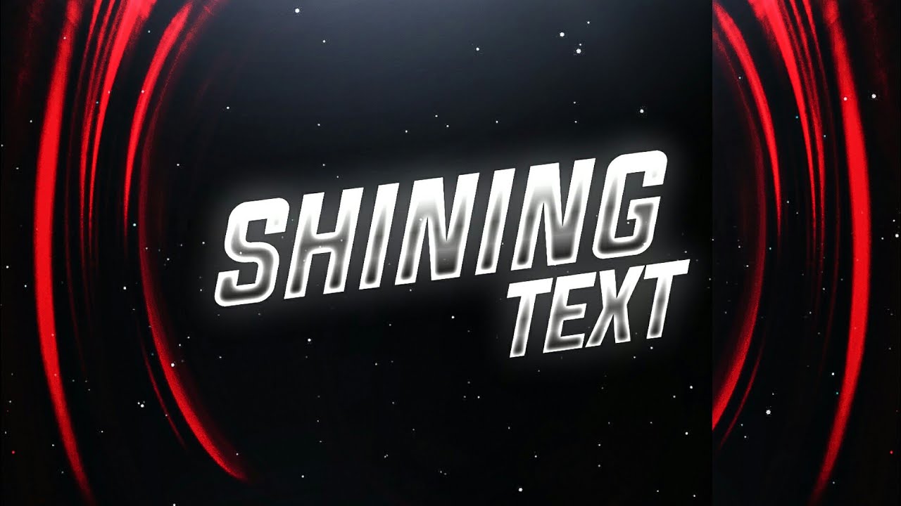 How to make a shiny text on PS TOUCH for thumbnailes | how to make GLOWING TEXT on androied|  HINDI