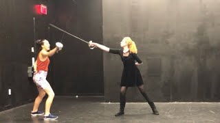 Stage Combat At The Stella Adler Studio Of Acting Nyc