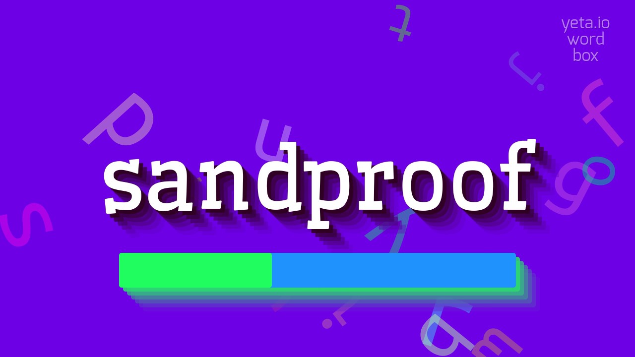 КАК СКАЗАТЬ ПЕСКОНЕПРОНИЦАЕМЫЙ?  