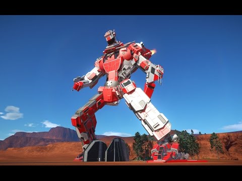 Giant Robot Parc Entrance (Planet Coaster)