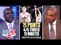Inside The NBA crew react to Mitchell & Allen combine 26 Pts as Cavaliers beat Pistons 64-47 at Half