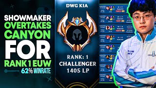 SHOWMAKER CAN'T BE STOPPED! Crazy Kassadin Game for RANK 1 EUW *PENTAKILL*