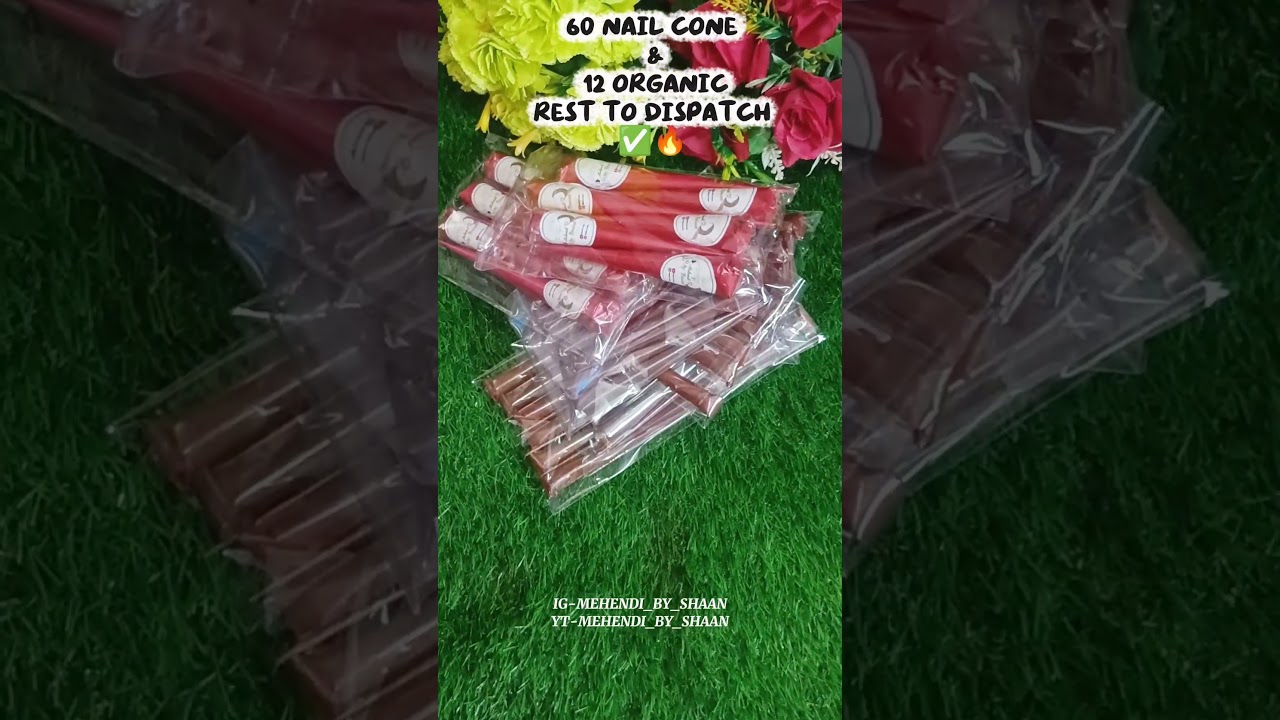 nail cone & organic cone now available,✅✨ DM for your orders,✨ 