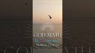 GOD MATH - A Be INcouraged devotional Written and narrated by: Lena Nicole Lee #devotional