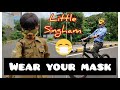 Wear your mask and stay safe  little singham ii msg by byk the kid