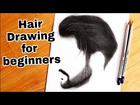 How to draw Realistic hair | for beginners