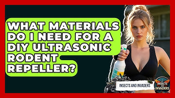 What Materials Do I Need For A DIY Ultrasonic Rodent Repeller? - Insects and Invaders
