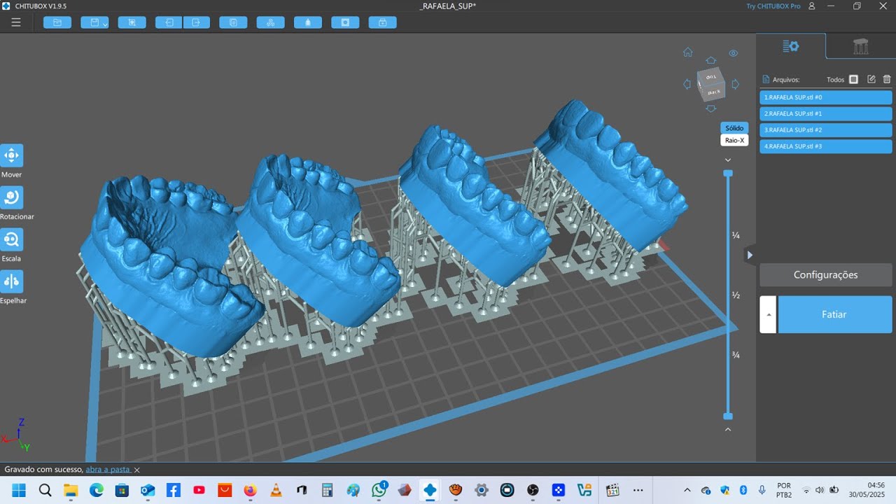 CHITUBOX - COLOCANDO SUPORTES NOS MODELOS 3D - EM HD