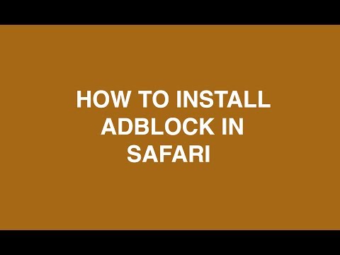 How to install Adblock on Safari [2020]
