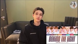Bang Chan listening to Stray Kids Behind the Lights (SKZ2021) | Chan’s Room Ep140 Resimi