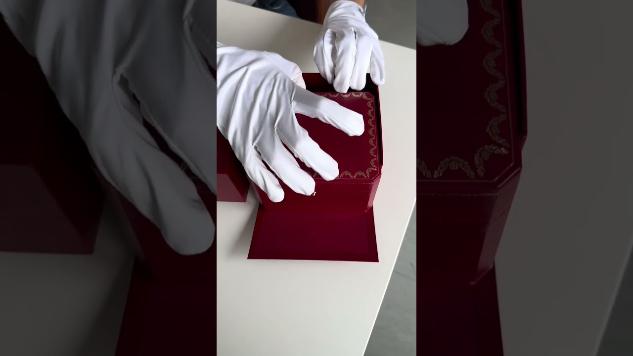 Opening the Iconic Red Cartier Box - YouTube