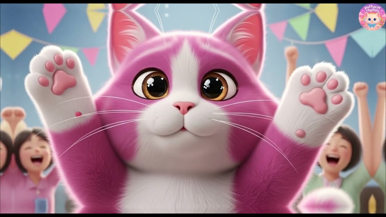 🌞 Puffy Cat’s Magical Summer Parade 🎉🐱 | Sunshine, Music & Sparkles All Around! 🌈🎵