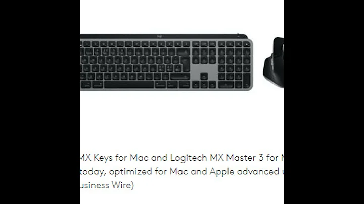Logitech's new Mac centric keyboards and mouse arrive