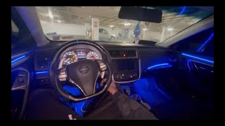 How To Install Ambient Lights On Any Car (W/ 2017 Nissan Altima) Detailed