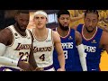 Battle of LA in the Playoffs! NBA 2K21 Alex Caruso My Career