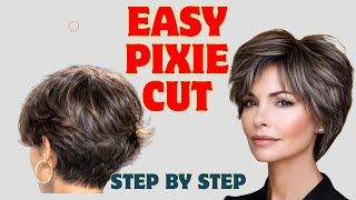 How to Cut a Perfect Pixie | Haircut Pixie Tutorial ( Step by Step )