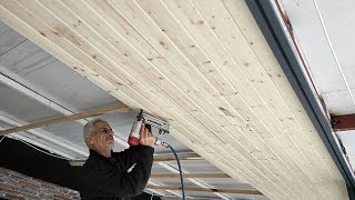 Asma Tavan - Ahşap Lambiri Asma Tavan Nasıl Yapılır ?