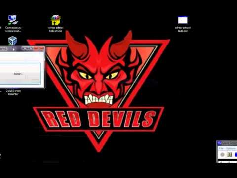 Hide extract file in archive sfx file