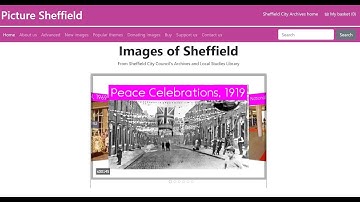 Hints and Tips for Searching Picture Sheffield