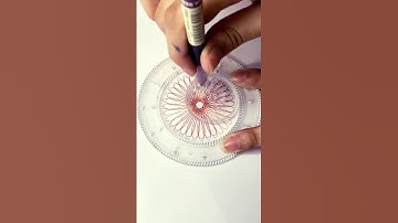Satisfying ASMR Spiral Drawing | Relaxing Spirograph Art for Calm! #art #shorts #spirograph #asmr