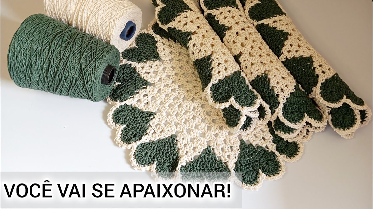 🎯 FICOU MARAVILHOSO// SOUSPLAT CORAÇÃO EM CROCHÊ PARA ENCANTAR AS CLIENTES #crochet #vlog #croche