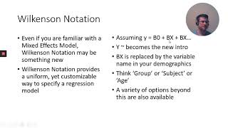Wilkenson Notation & Mixed Effects Model - NIRS Toolbox