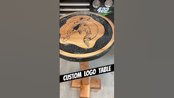 Freehand Carved Custom Tables at handcarvedtables (dot com) #customtable #redwood #woodcarving