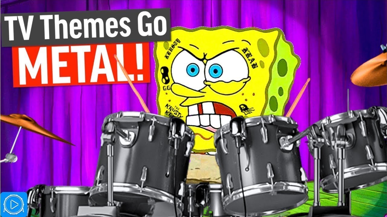 I Added METAL DRUMS to FAMOUS THEME SONGS YouTube