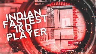 Indian Fastest 1Kd Player Is Back