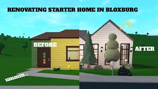 Renovating the starter home in Bloxburg!