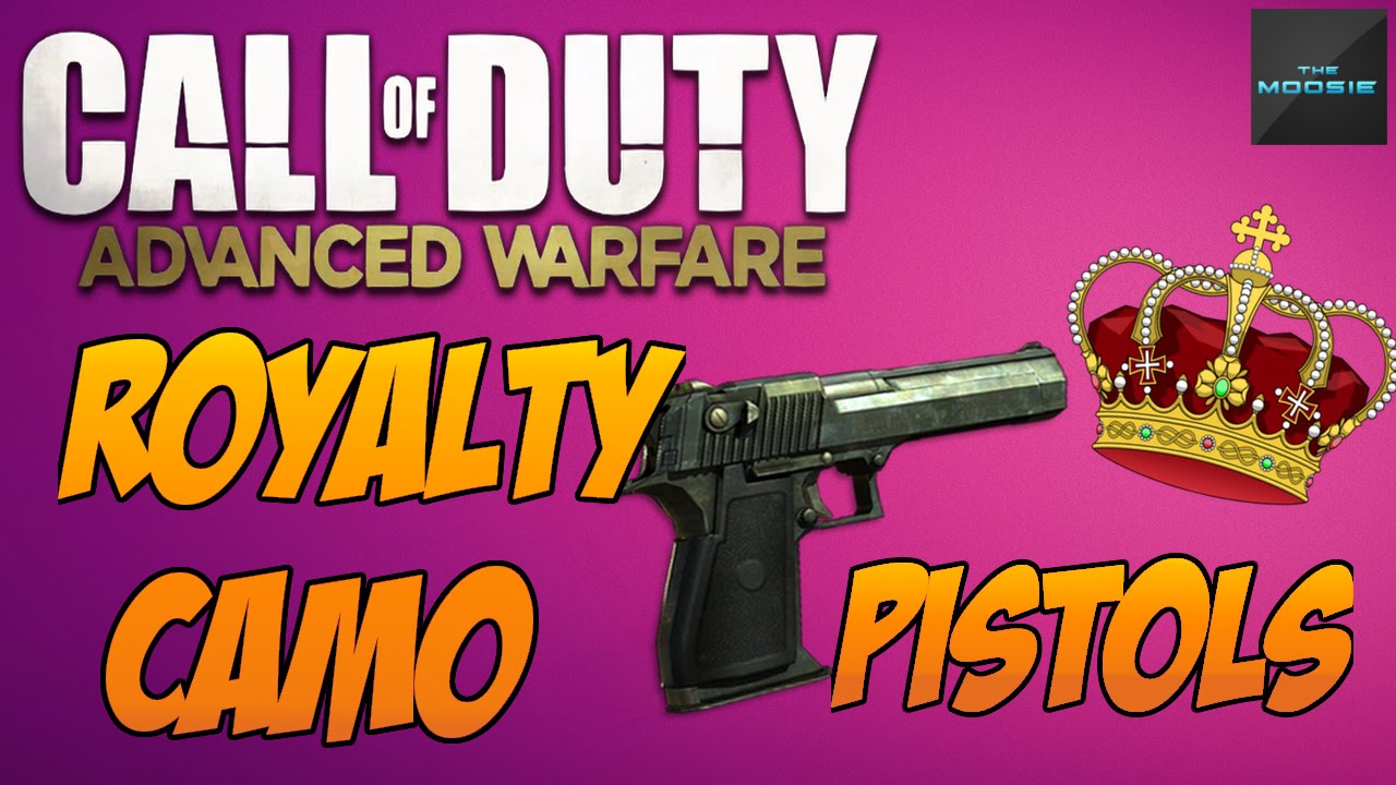 Royalty Camo Pistols!- (Advanced Warfare Best Camo)