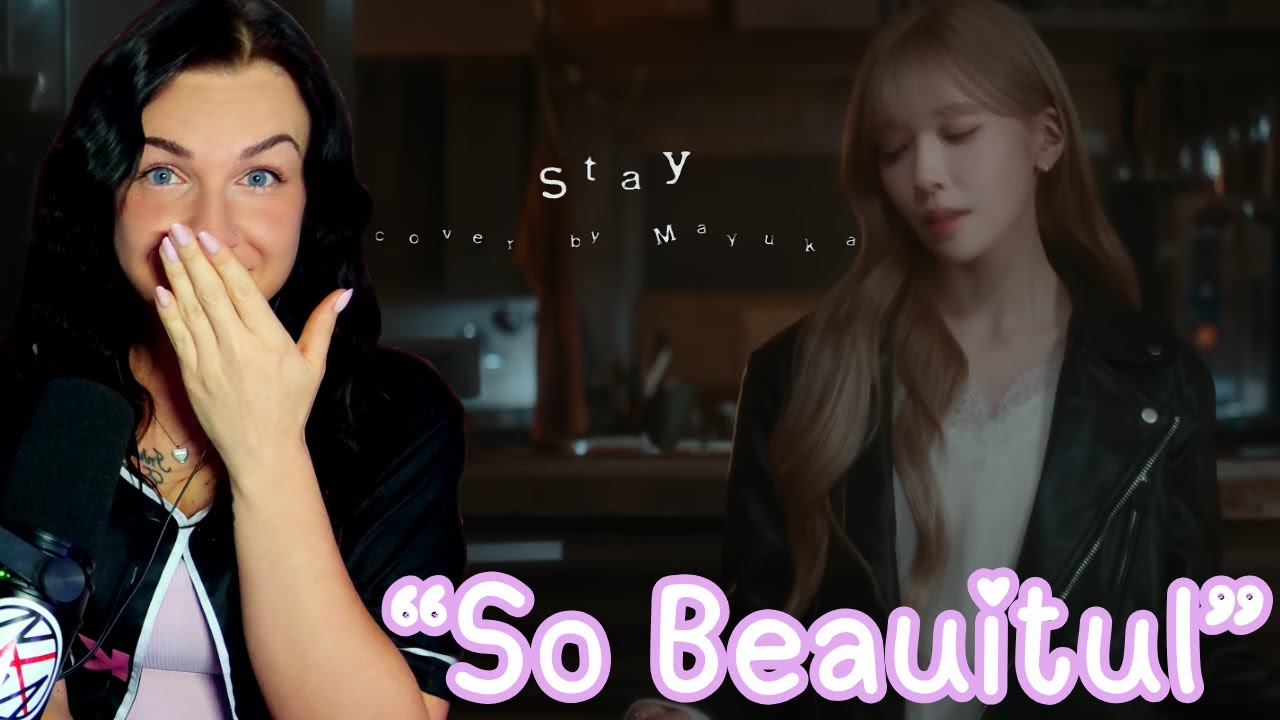 Reacting to STAY(BLACKPINK) Cover by MAYUKA [#NiziU_BDay]