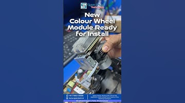 BENQ PROJECTOR COLOUR WHEEL REPLACEMENT #spectrumtechnology #projectorrepair