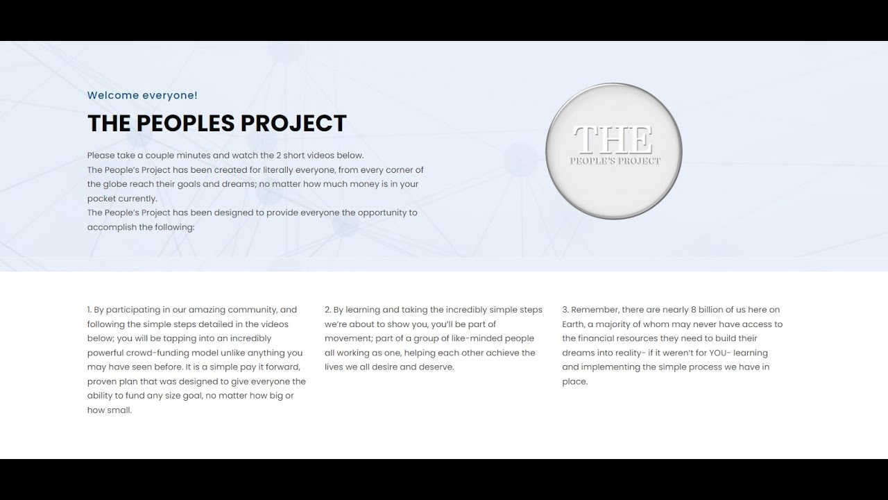 The People's Project - German Presentation