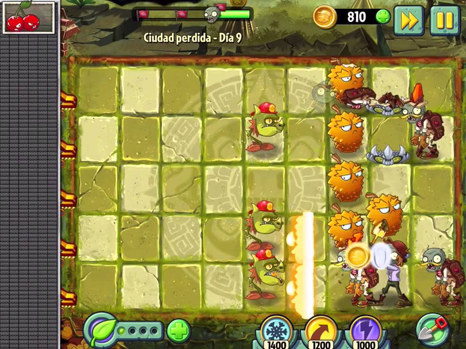 Plantas VS Zombies 2 / Ciudad Perdida Día 9 - YouTube