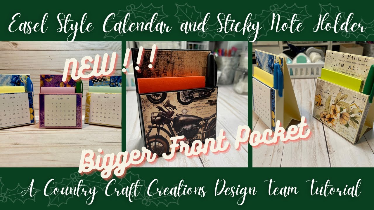 Новый стиль! Календарь-мольберт и держатель для стикеров, руководство от команды дизайнеров Count...