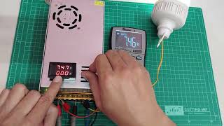 Modify smps to a Variable power supply ( 5 to 28 V.) and connect Digital Volt meter and Ammeter