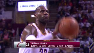 LeBron James vs Indiana Pacers 17.04.2017 (25Pts) (Round 1 - Game 2)