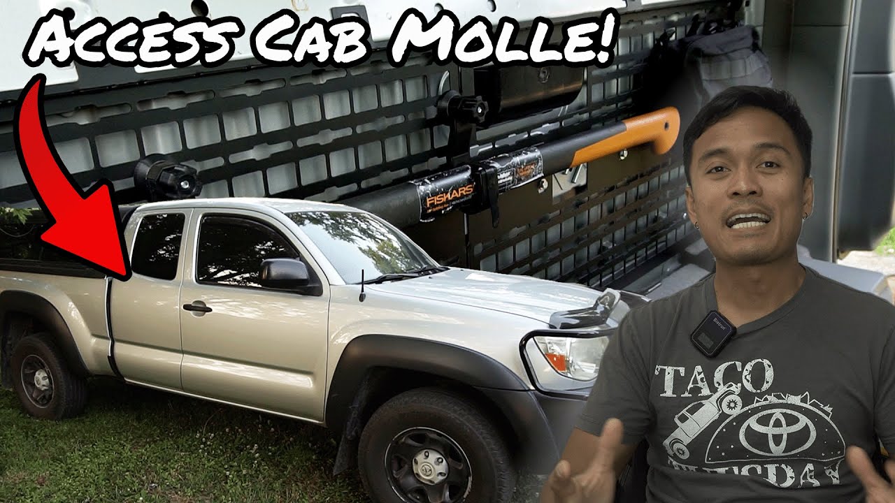 Access Cab Tacoma Rear MOLLE!