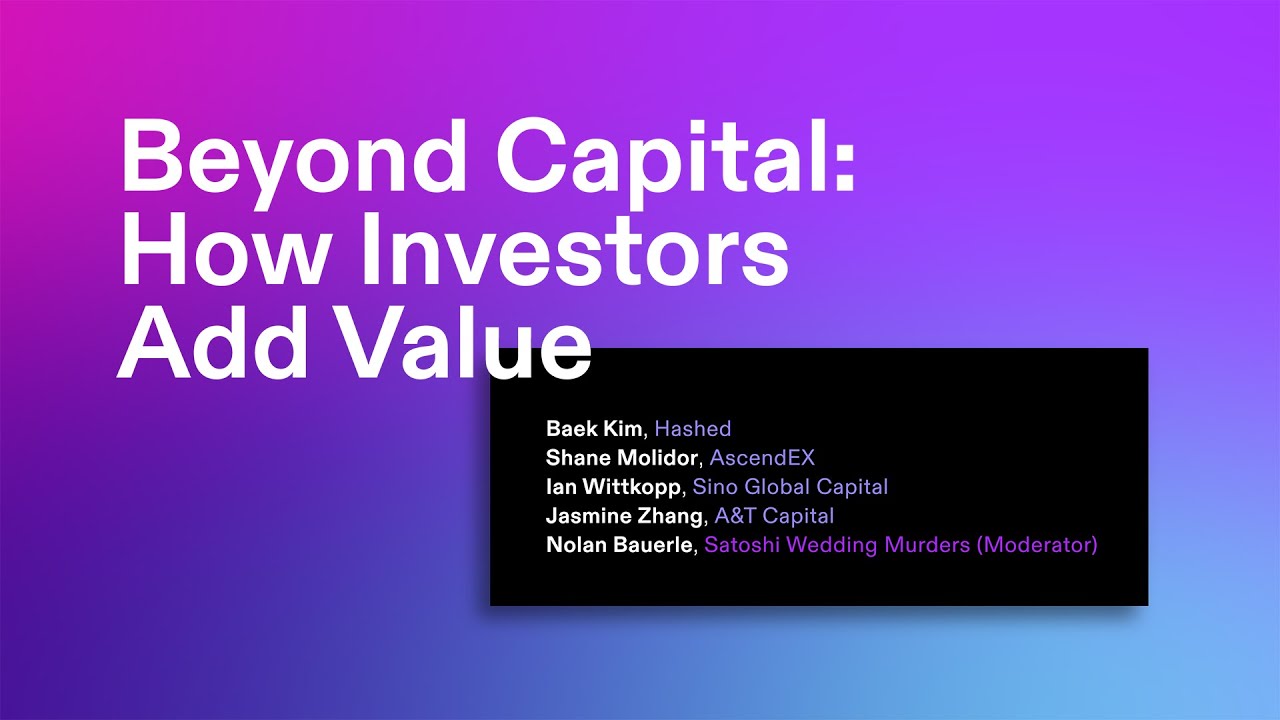 Breakpoint 2021: Beyond Capital: How Investors Add Value