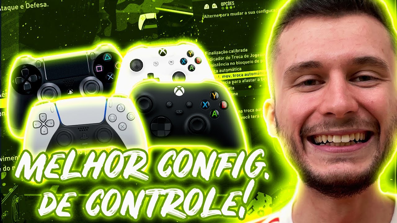 A MELHOR CONFIGURAÇÃO DE CONTROLE DO EA FC🛑 A MAIS USADA PELOS PROFISSIONAIS!! MUITO IMPORTANTE!!
