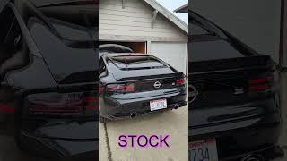 Nissan Z Stock Exhaust Vs Tomei Type D Dual With Y Pipe Revving Comparison